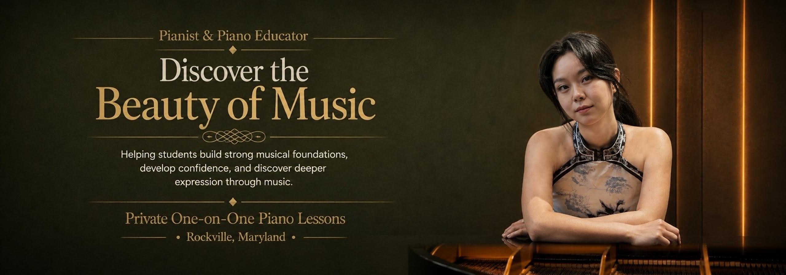 Pianist and piano educator Yueheng Lin โ Discover the Beauty of Music